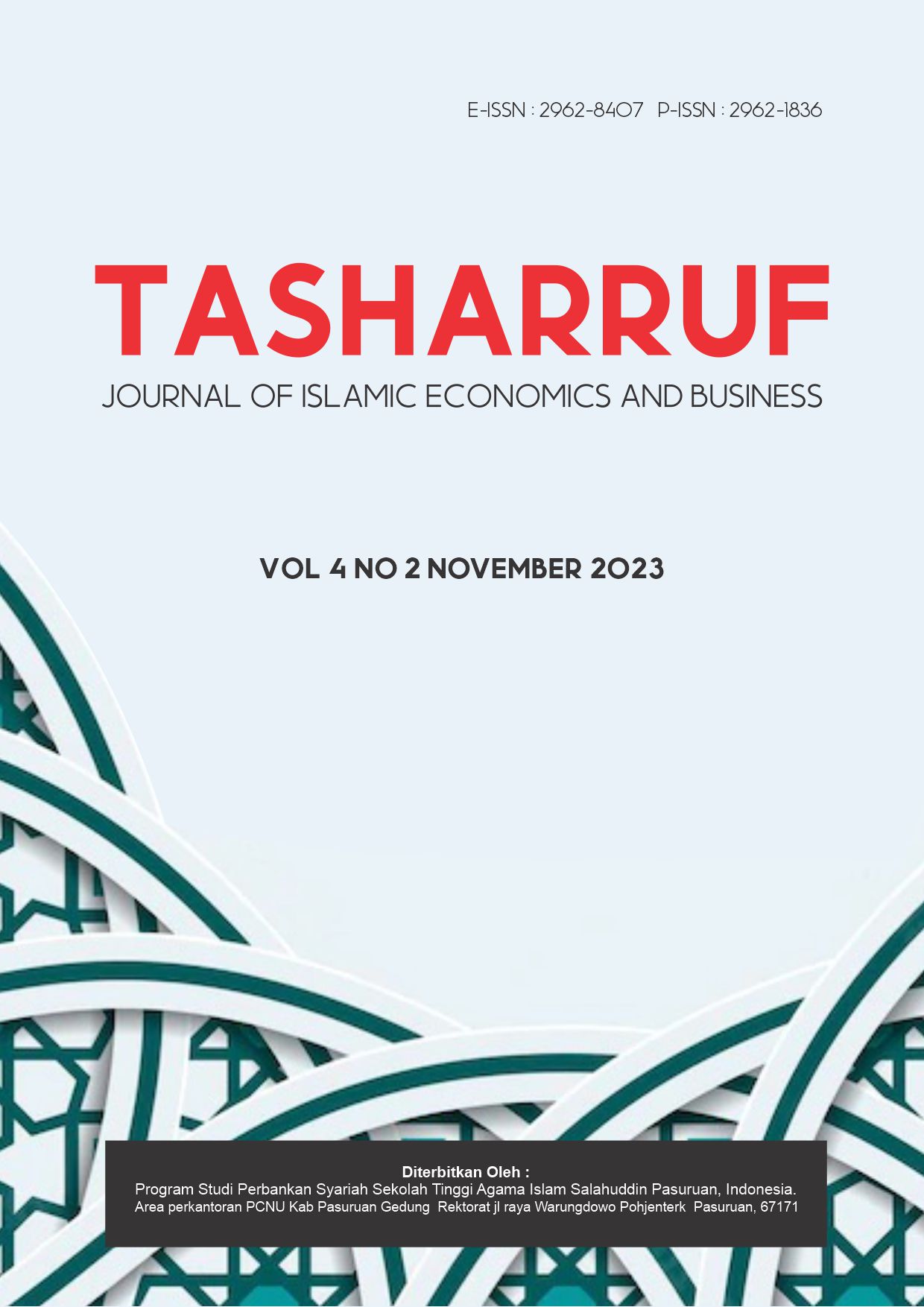 Tasharruf : Journal of Islamic Economics and Business